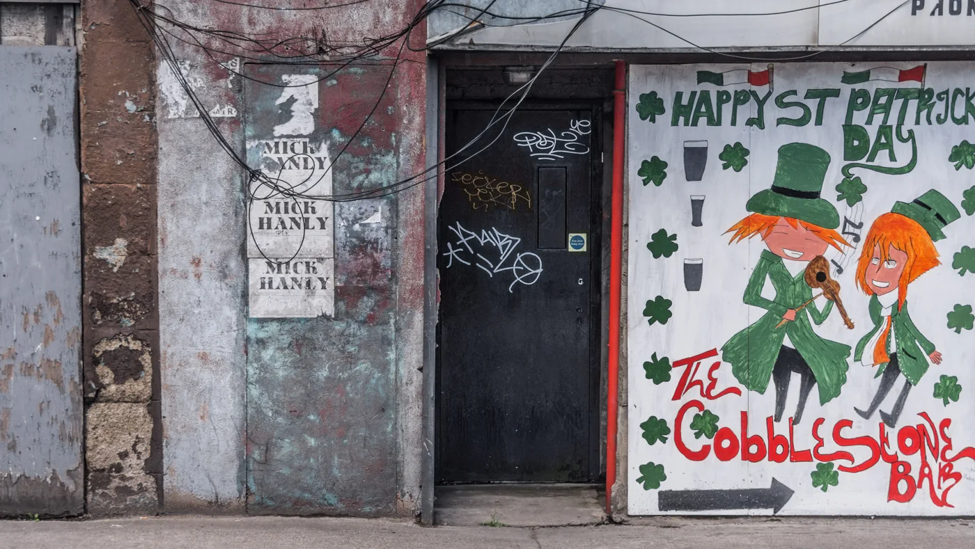 Entrada real de The Cobblestone en Smithfield